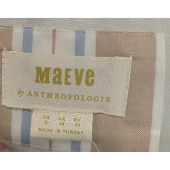 NWT Anthropologie X Maeve Assymetrical Wrap Halter Neck Shirt Dress Size 6 - Picture 7 of 11